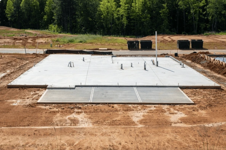 Foundation Concrete Slab Installation Texas