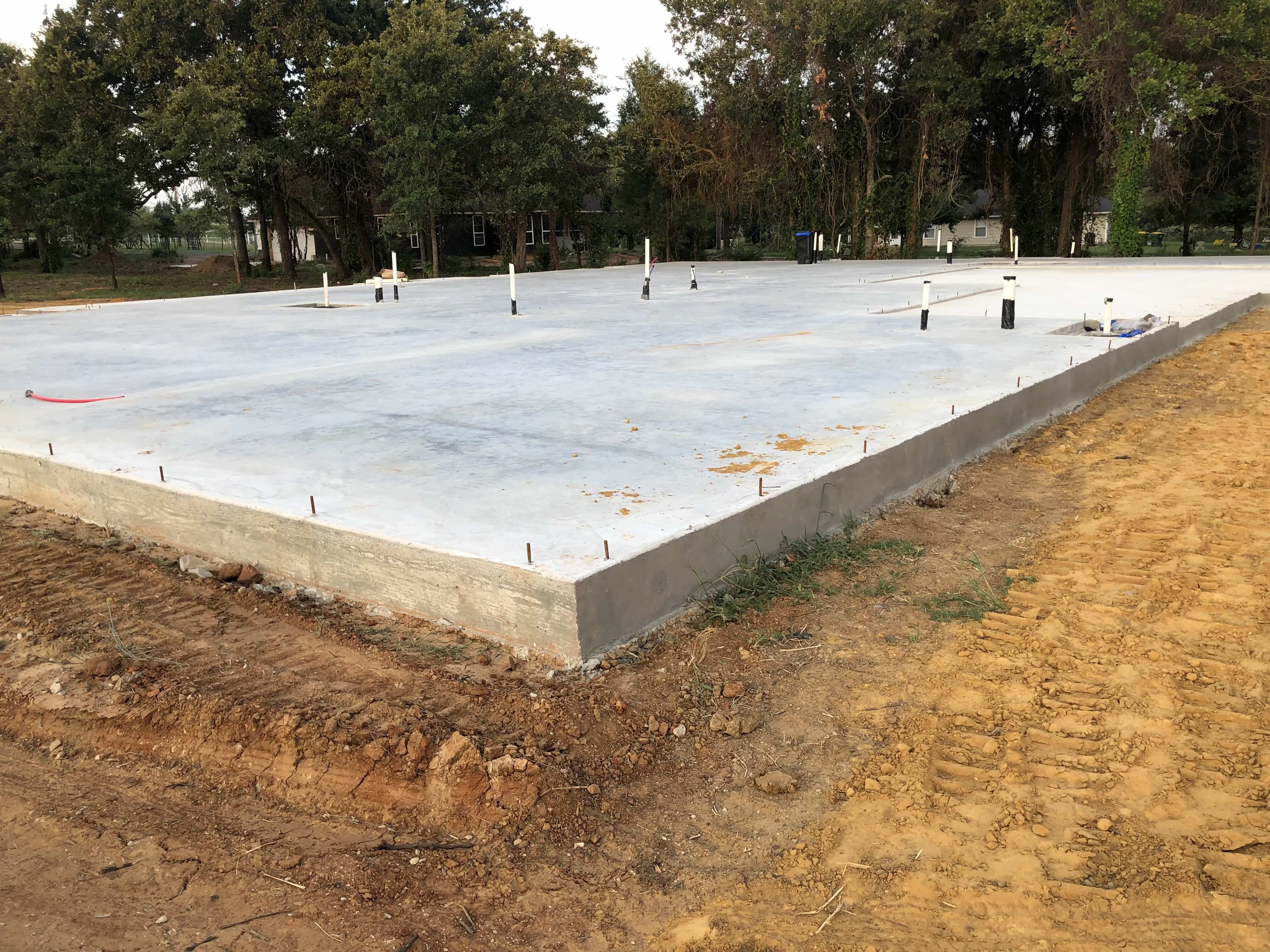 Commercial concrete foundation