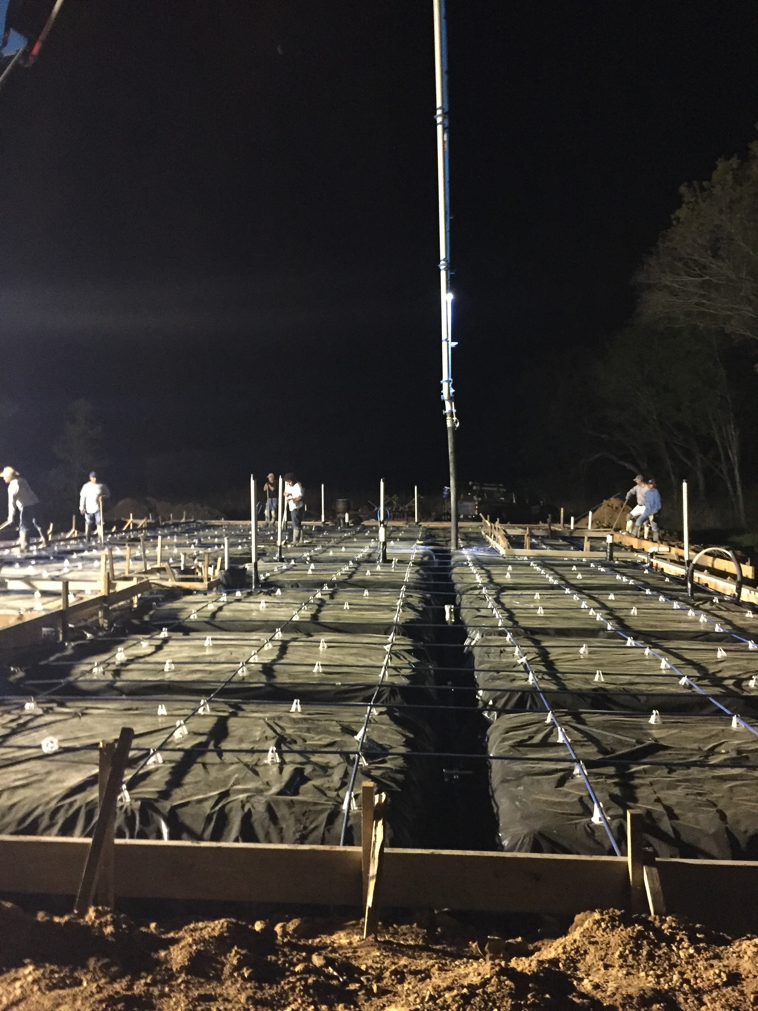 Residential concrete slab